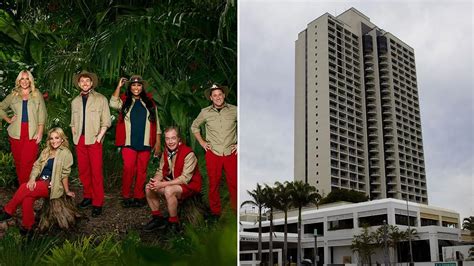 Inside lavish hotel I'm A Celebrity stars kick back in after jungle .